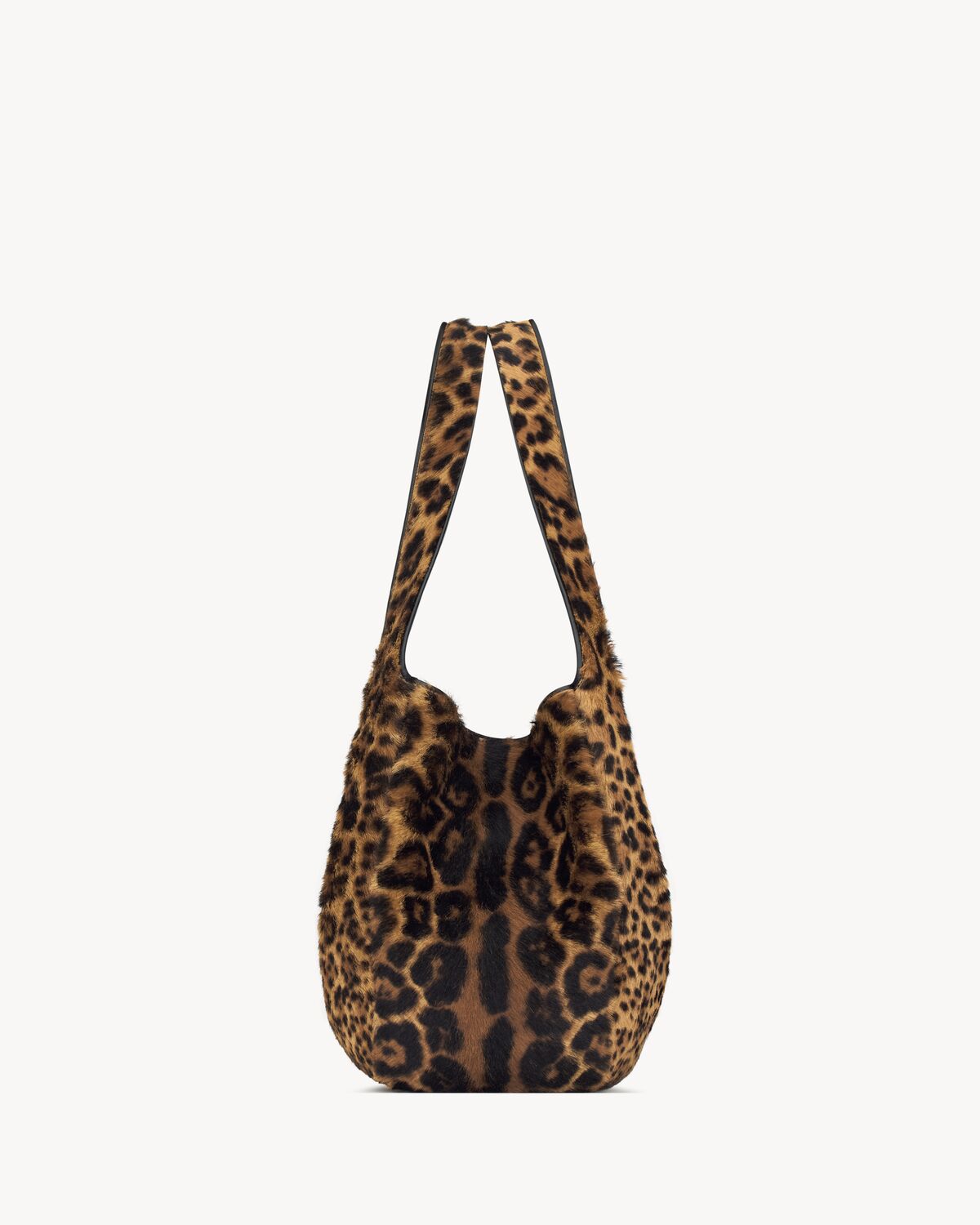 LE 5 Ă 7 BEA EN CUIR EFFET PONY LEOPARD