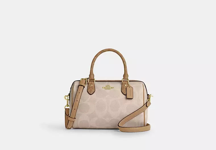 Mini sac bandoulière Rowan en toile exclusive
