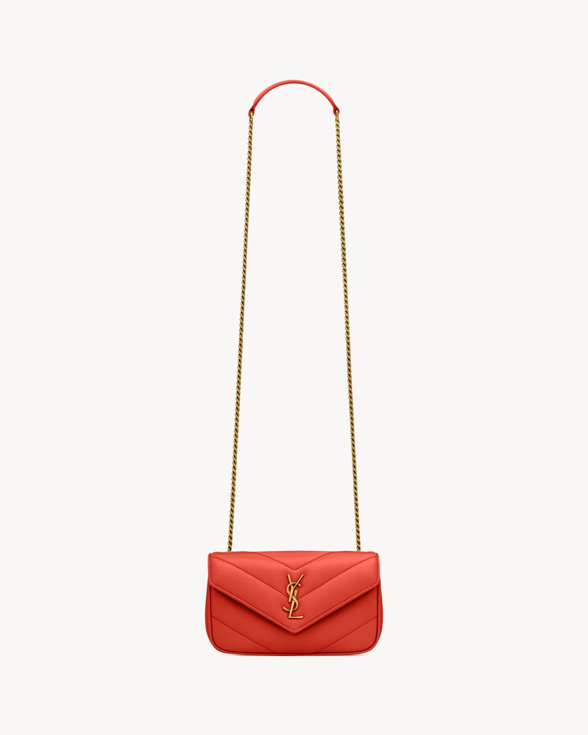 LOULOU MINI EN CUIR D'AGNEAU
