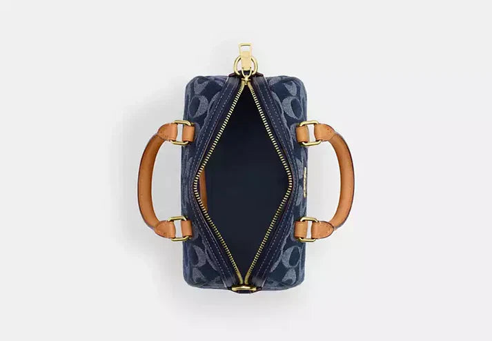 Mini sac bandoulière Rowan en denim exclusif